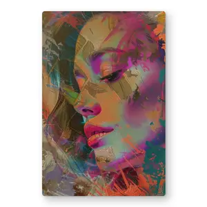 Conscious Sales C1MP1218NR7B4R 12 x 18 in. Grunge Look - Beige Metal Print Wall Art for Stylish Home Decor