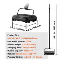 7.87'' Sweeping Paths with 300 ml Dustbin Capacity