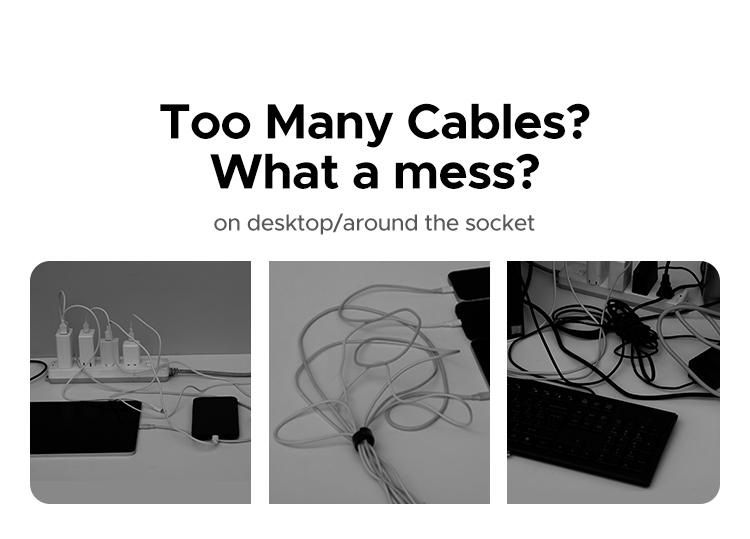 UGREEN 3 Pack Magnetic Cable Clips,Cord Holder, Under Desk Cable Management, Adhesive Wire Holder Cord Organizer for Home Office Desk Phone Car Wall Desktop Nightstand Work Accessories,September Restock，TikTokShopBlackFriday ,TikTokShopHolidayHaul