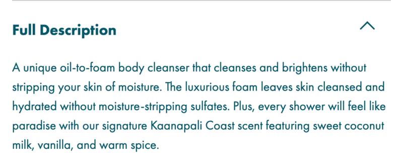 Hydrating Vitamin C Shower Oil