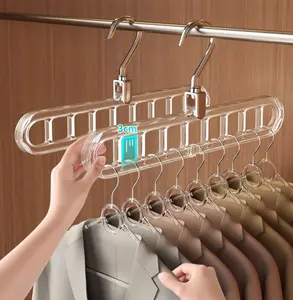 9-Hole Magic Hangers | Ultimate Space-Saving Closet Organizer durable home goods Swivel house