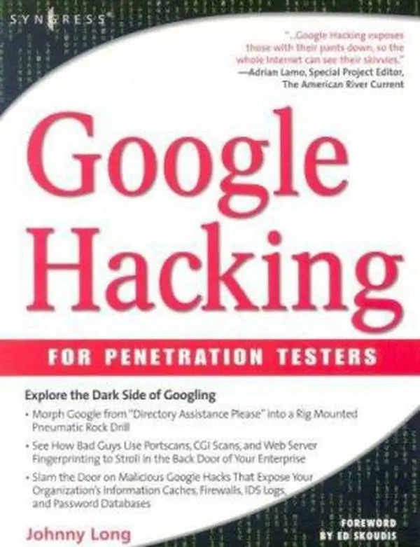 USED Book - Google Hacking for Penetration Testers, Volume 1 by Johnny Long (Paperback) - english