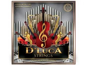 D'Luca Steel Acoustic Guitar Strings 6 Pcs Set