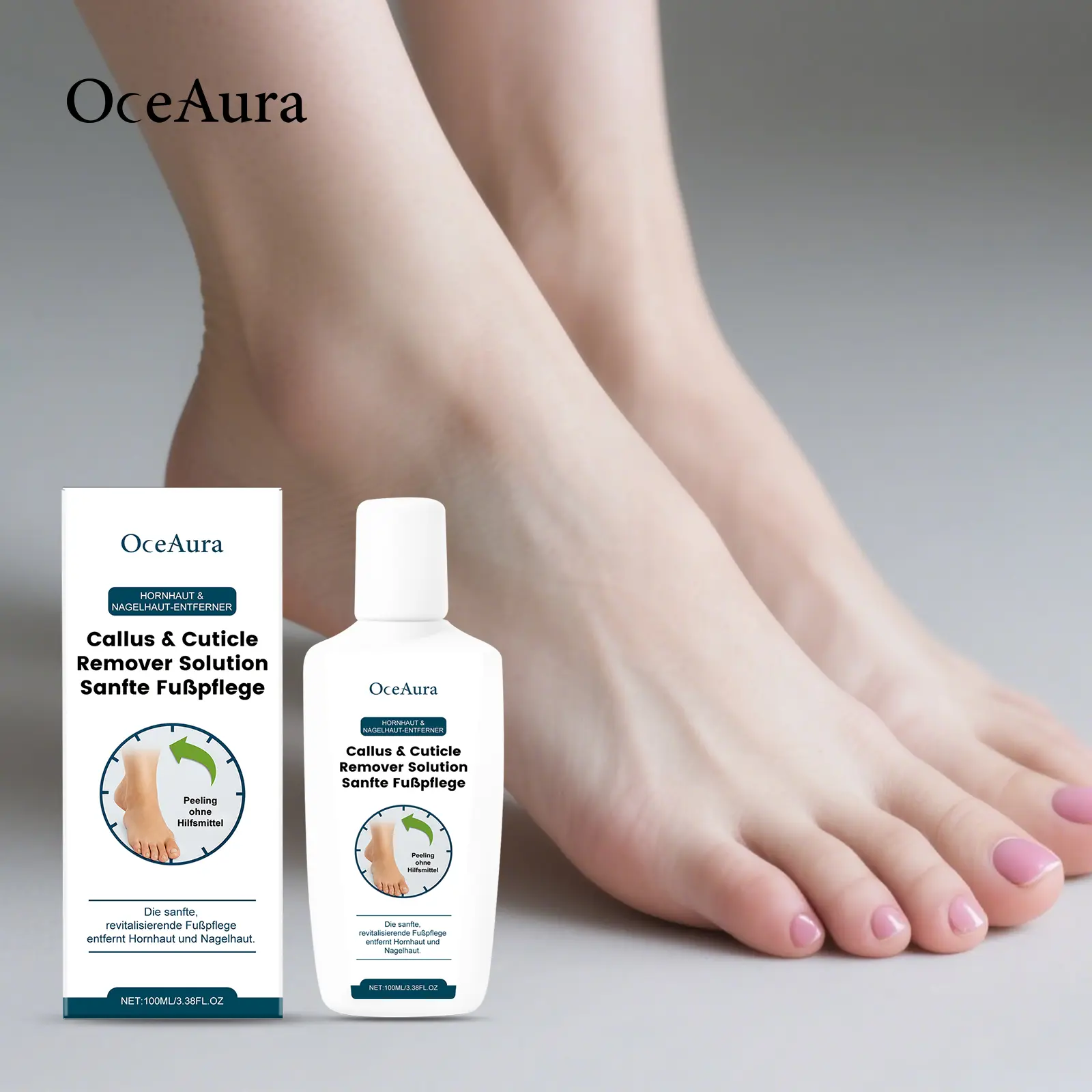OceAura Exfoliating Lotion - Gentle Cleansing, Nourishing Formula for Soft, Supple Feet (Beauty & Personal Care - Hand & Foot Care)