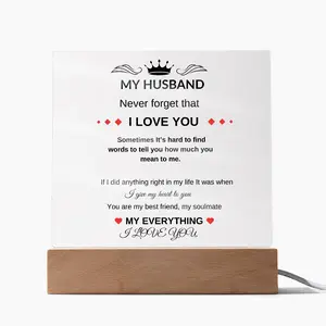 My Husband | Acrylic Square Plaque