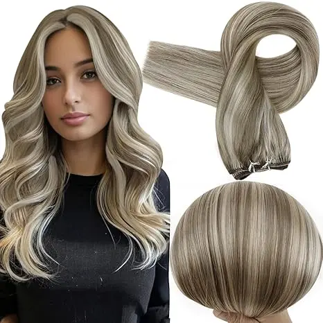 #8P60 Ash Brown Highlight Blonde