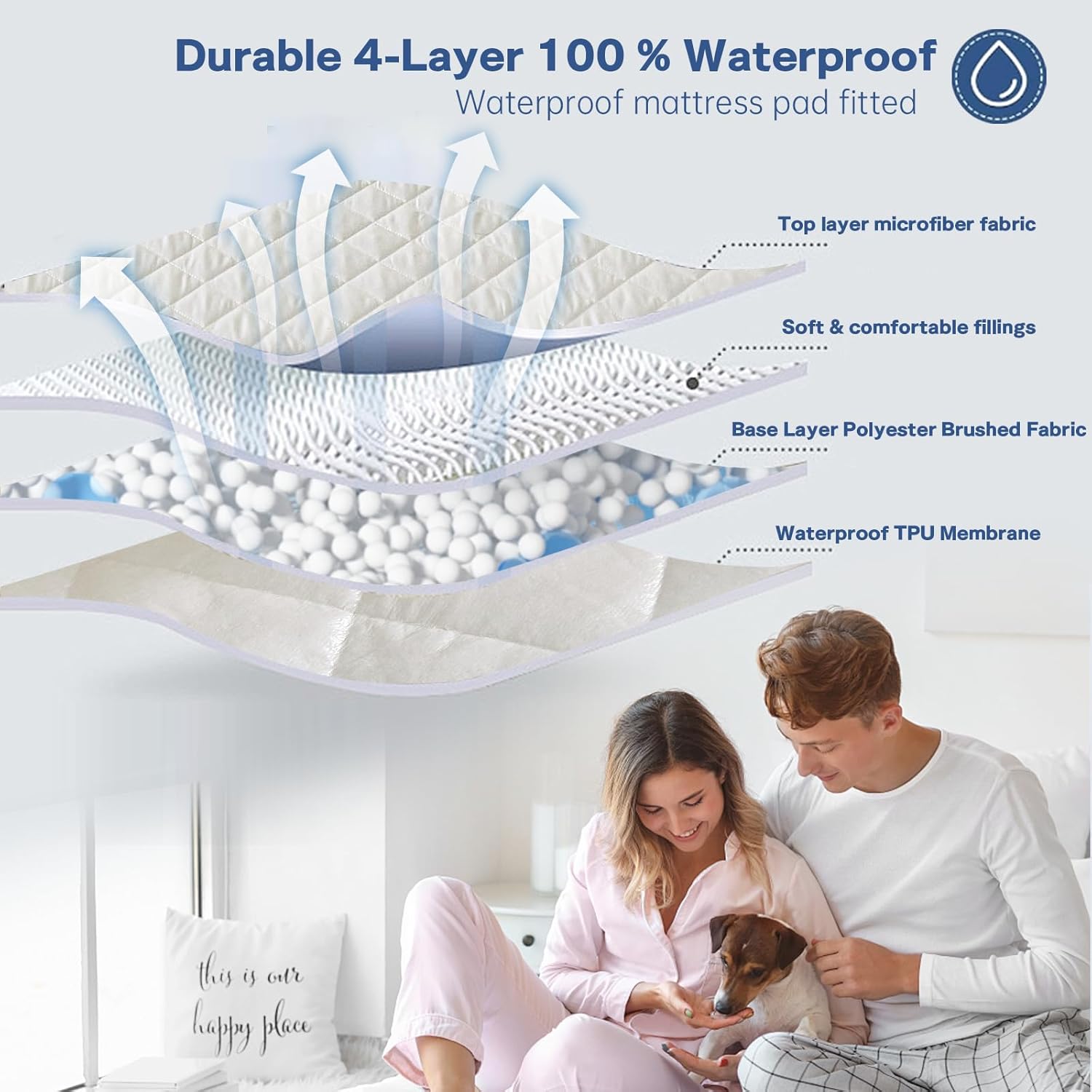 3 pieces of solid color plaid design thickened silent mattress protective cover - soft and comfortable solid color bedding, suitable for bedroom rooms, apartments, school cafeterias, rental rooms (1 mattress + 2 pillowcases)