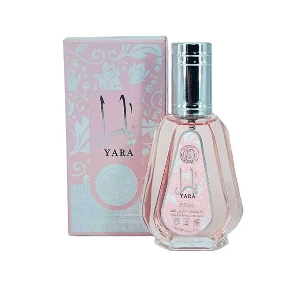 Lattafa Yara Women's EDP Fragrance by Ard Al Zaafaran, 1.7oz(50ml) Full-Size Single Item, Fruity Sweet Floral Notes, Elegant 1 to 1.9 fl oz Women's Perfume