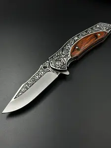 Classic Wooden Handle Knife, Perfect for Outdoor & Survival Use