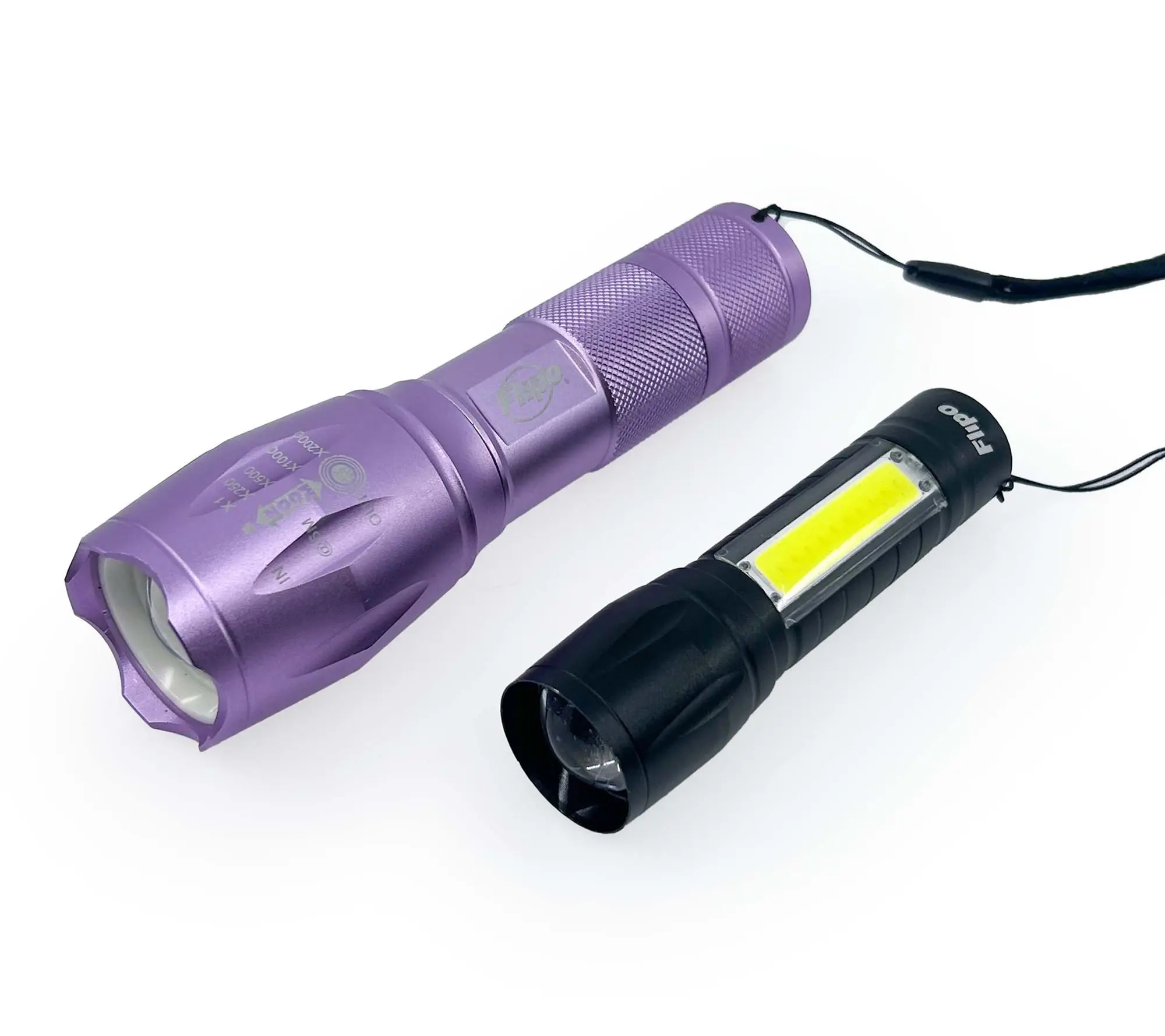 Flipo Set of 2 Big & Little Stinger Tactical Flashlights Flipo Set of 2 Big & Little Stinger Tactical Flashlights