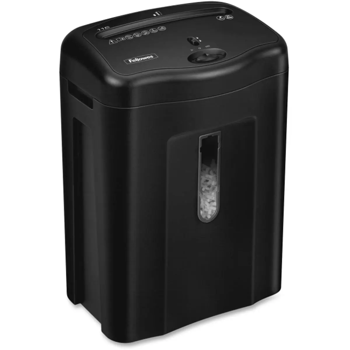 Learning Resources FEL4350001 Micro Cut Paper Shredder - Black, Home Use, Small Offices, 11 Sheets/Pass, 5 Minutes Run Time, 30-Minute Cooldown, Patented Safety Lock, Quiet Operation, Shreds Staples