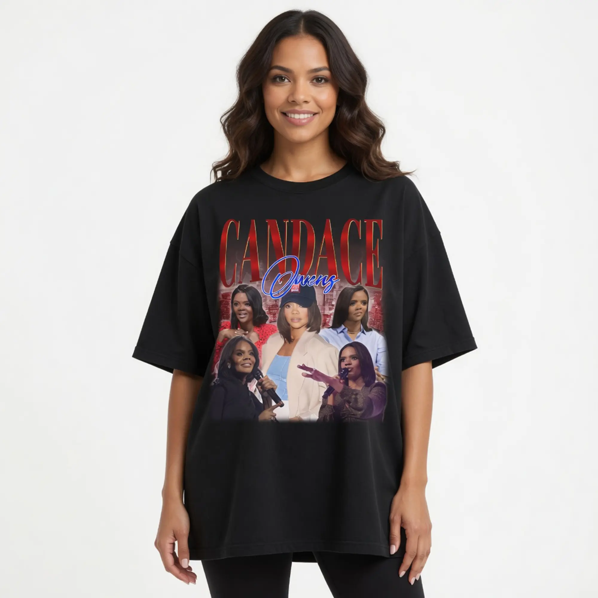 Candace Owens Shirt Vintage Retro 90s Graphic Tee – Unisex Fan Gift T-Shirt Cotton Fit