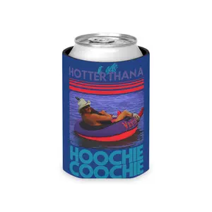 Hotter Than A Hoochie Coochie 90s Country Retro Insulated Can Cooler, Can Cooler Gift, Beer Club