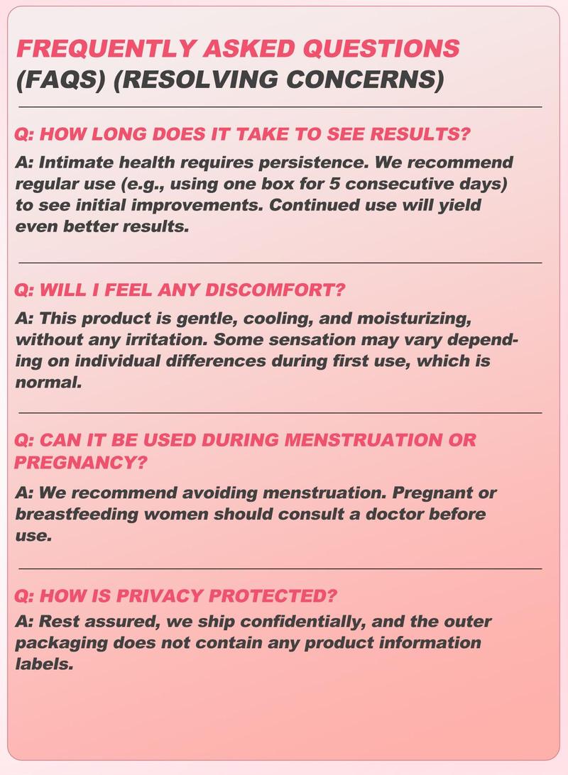 [TikTokShopBlackFriday] NNQ Feminine Intimate Gel | Firming & Moisturizing, Stress-Relieving & Relaxing, Enhanced Sensory Experience, Caring for Your Intimate Area | 5-pack