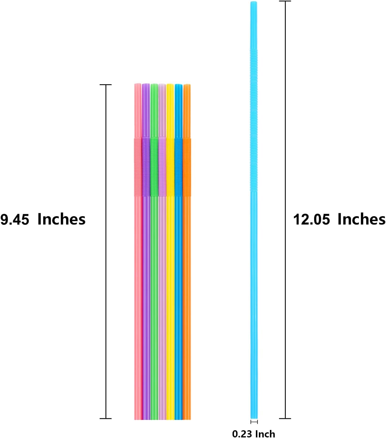 100 individually packaged straws, easy to carry, perfect for going out, going to school, working, and traveling, etc