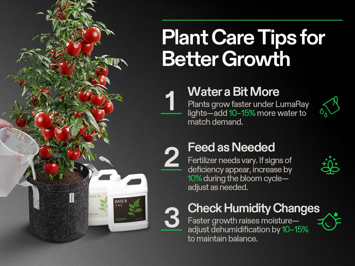 VIVOSUN LumaRay Under Canopy Grow Light, Full Spectrum Dimmable LED Grow Lights for Grow Tents, Greenhouses, SGS Compatible, 100W, 3.28 ft