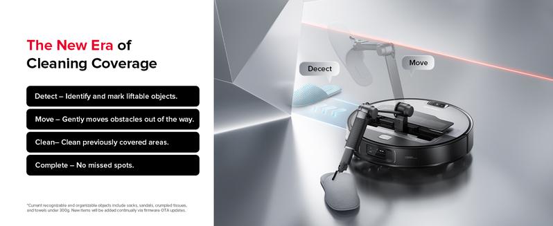 Roborock Saros Z70 Robot Vacuum and Mop, OmniGrip Arm, AI-Powered, 22,000Pa Suction, 3.14’’ Ultra Slim, FlexiArm Riser Technology, AdaptiLift Chassis, Obstacle Avoidance, Auto Mop Washing & Drying