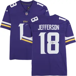 Justin Jefferson Minnesota Vikings Autographed Purple Nike Vapor Fuse Limited Jersey - Fanatics Authentic Certified