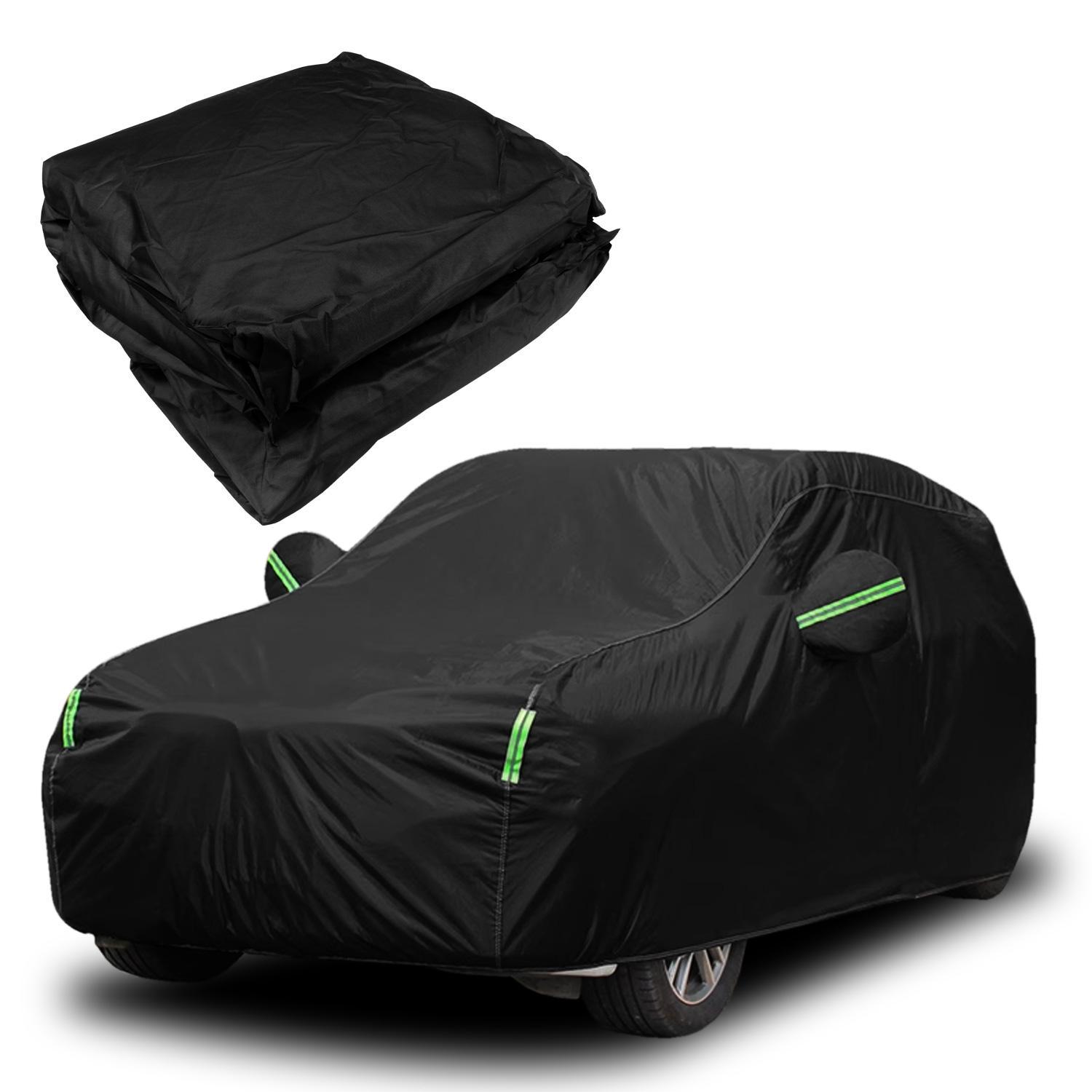 Black Car Cover,All Weather for Car ,Outdoor Full Cover Rain Sun UV Protection ,Universal Fit for Sedans and SUVs Black Car Cover,All Weather for Car ,Outdoor Full Cover Rain Sun UV Protection ,Universal Fit for Sedans and SUVs