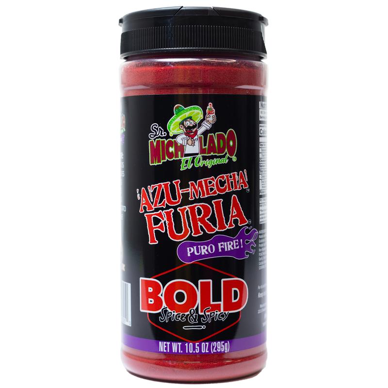 Azu-Mecha FURIA BOLD - Spice & Spicy - Snack Seasoning - Sr. Michelado - Bottle Flavor Spice powder chile powder sr michel a do