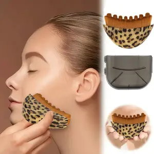 Face Lymphatic Contour Brush for Jawline & Chin Sculpting Dry Brushing Massager for Lymphatic Drainage & Facial Fatigue Relief Ergonomically Designed to Fit The Skin Precisely 1PCS Beauty Roller Daily
