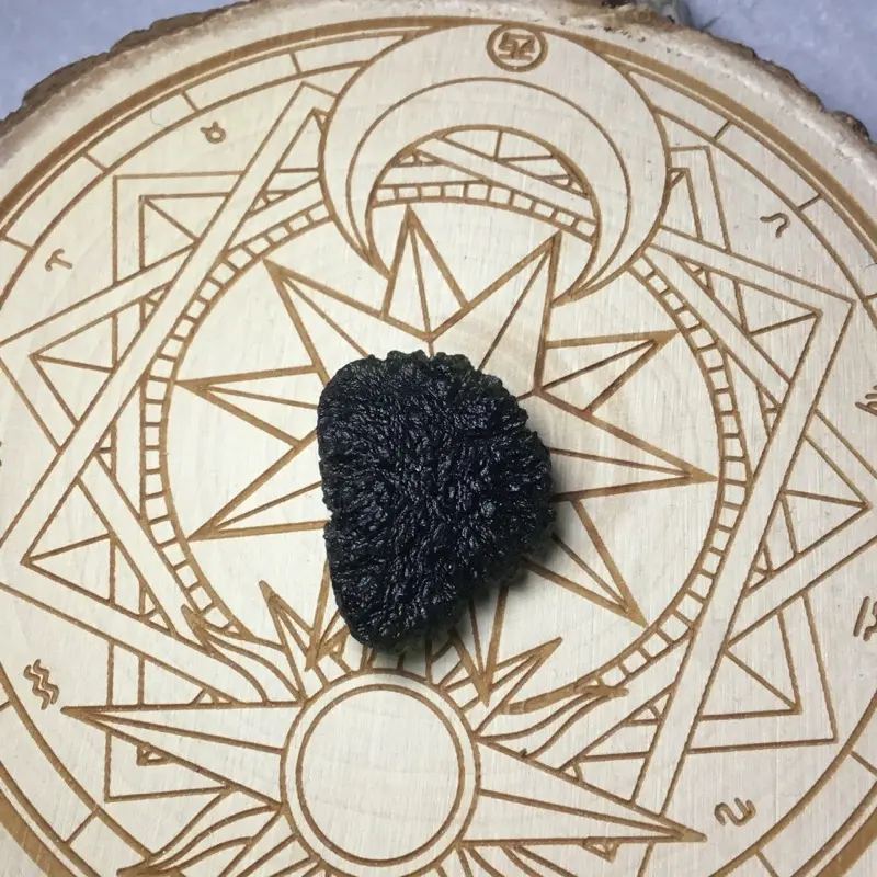 Moldavite Piece - Weighs 8 grams and measures 1 in x .75 in