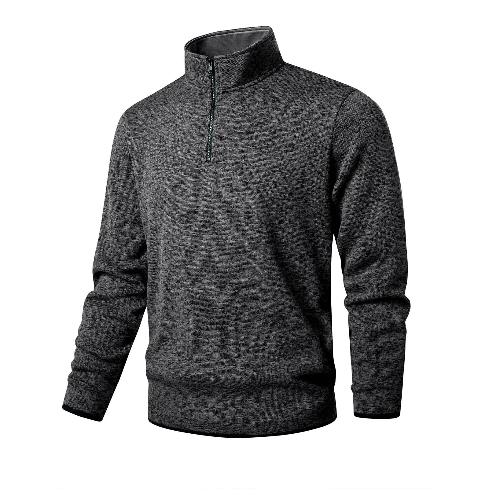 JMIERR 2026 Quarter Zip Warm Fleece Sweater Pullover Fall Winter Thermal Casual Golf Sweaters with Pockets
