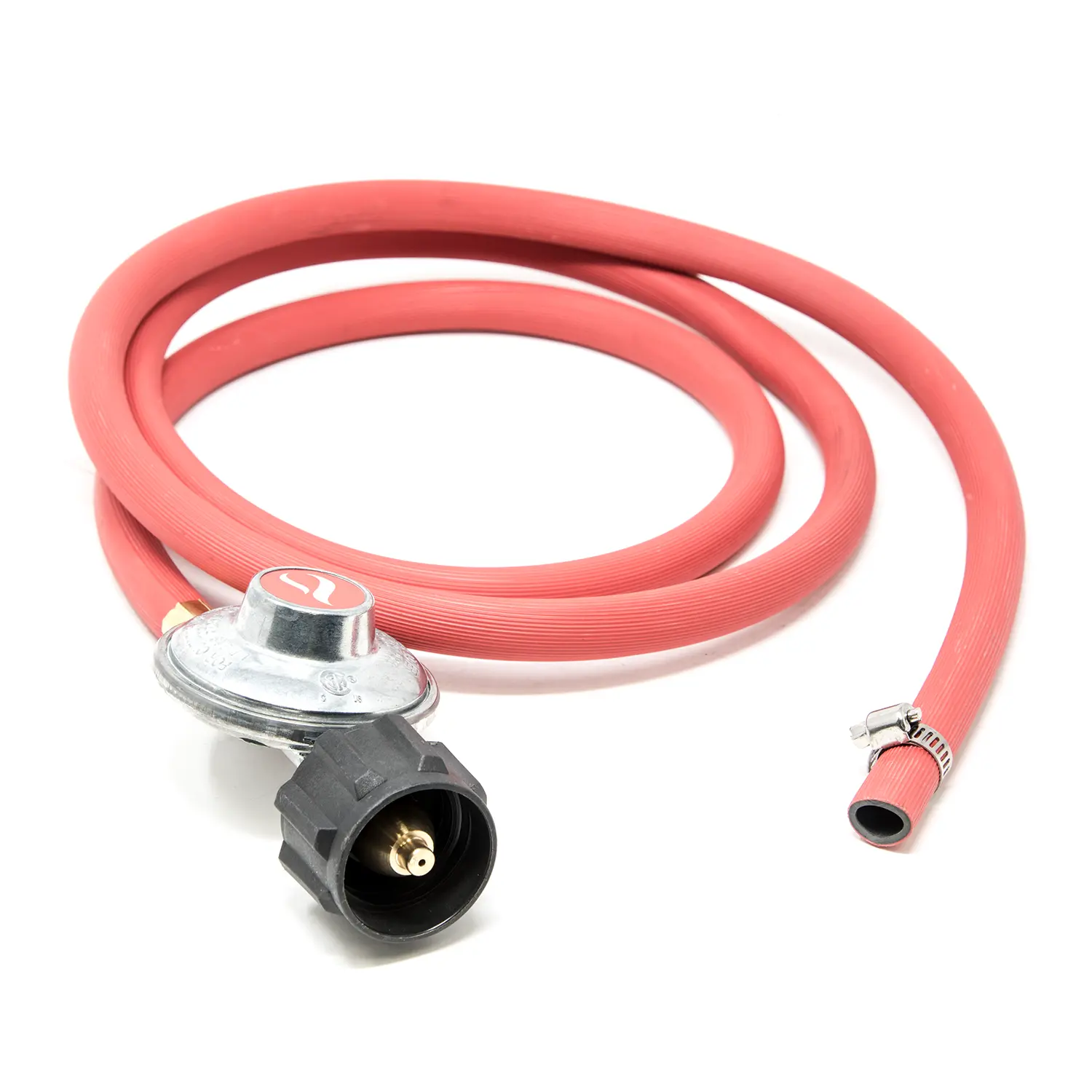 1 PSI Low Pressure Gas Regulator with 6 ft (72") Hose, Male QCC (Acme) Connection, Reliable Gas Flow Regulator for Household Large Appliance Parts & Accessories