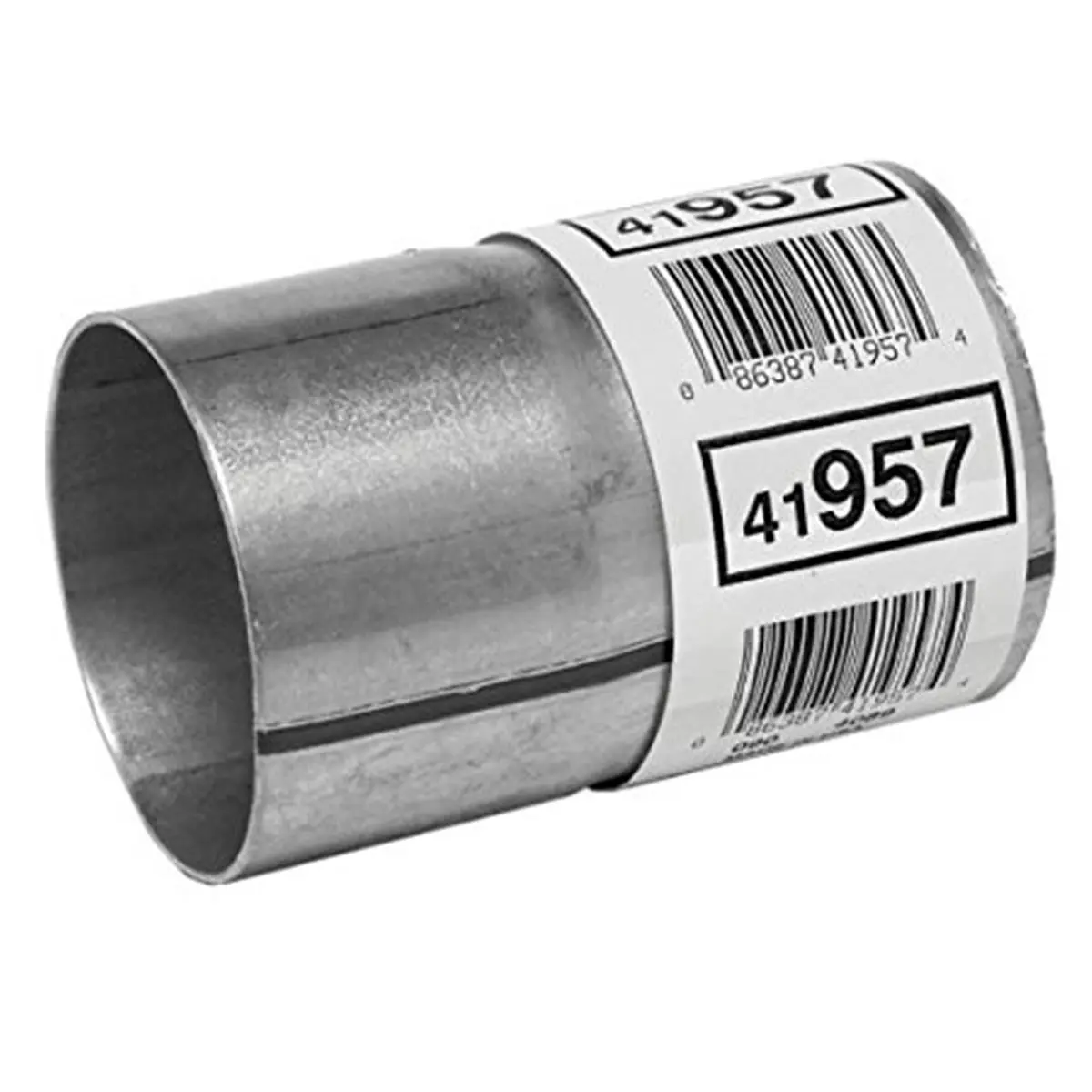 Dynomax Exhaust Pipe Connector - 2.5 in ID/OD, Durable Aluminized Steel Construction, Burr-Free for Proper Fitment & Installation, Boating Water Sports Accessory