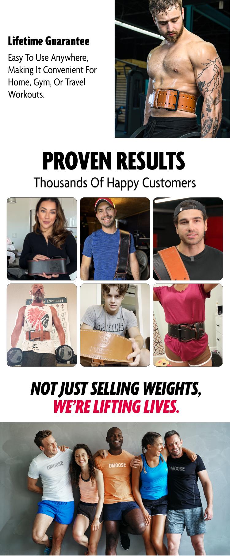 DMoose 5mm Weightlifting Belt - Premium Support & USPA Approved