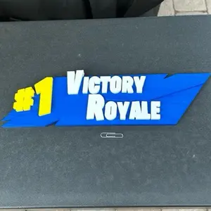 Gaming Victory Royale! - Gaming accessories, room decoration, video games, funny, room decor, gag gifts, prop, party, desk toy, birthday, setup, memes, home, cute, battle royale, game gift collectible collectibles