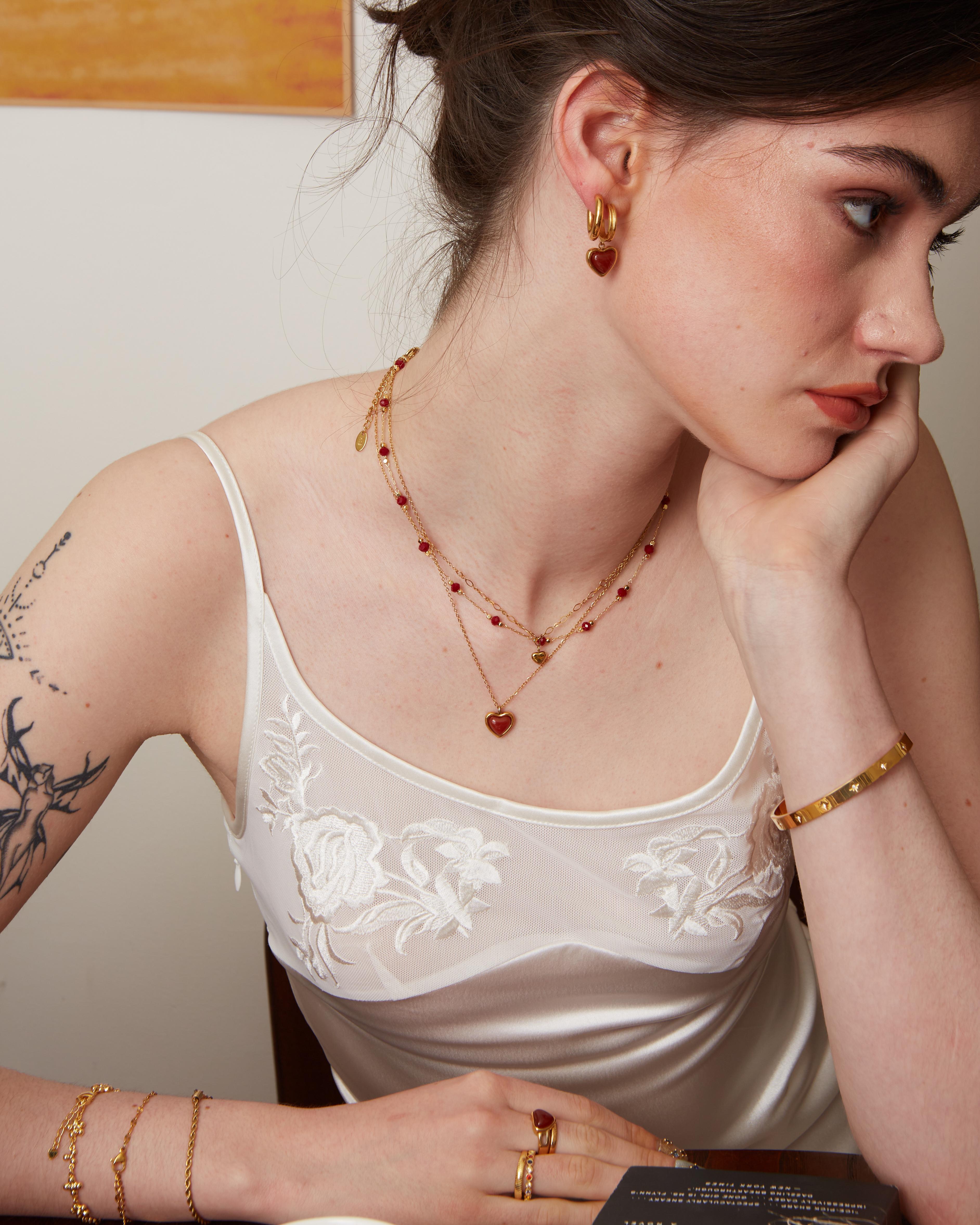 en route Sunset Boulevard Bangle in Gold, Sleek Everyday Bracelet for Stacking and Mix-and-match Wear, Versatile Jewelry for Set Styling & Chic Outfits