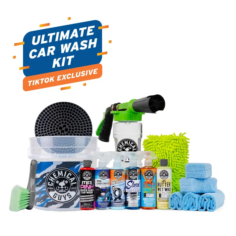 CHEMICAL GUYS Car Care Bundles – Shop 3 Car Wash Kits with Wash Essentials, Interior Cleaners, Exterior Cleaners & More, Complete Car Care at Home or On-the-Go