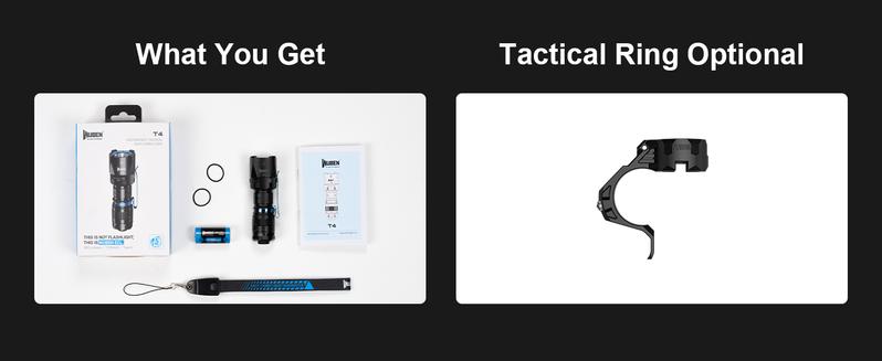 WUBEN T4 Tactical Flashlight, 850LM, 401m Long Beam, Type-C Rechargeable, 70H Runtime, IP68 Waterproof, Aerospace Aluminum, EDC for Outdoors & Duty WUBEN T4 Tactical Flashlight, 850LM, 401m Long Beam, Type-C Rechargeable, 70H Runtime, IP68 Waterproof, Aerospace Aluminum, EDC for Outdoors & Duty