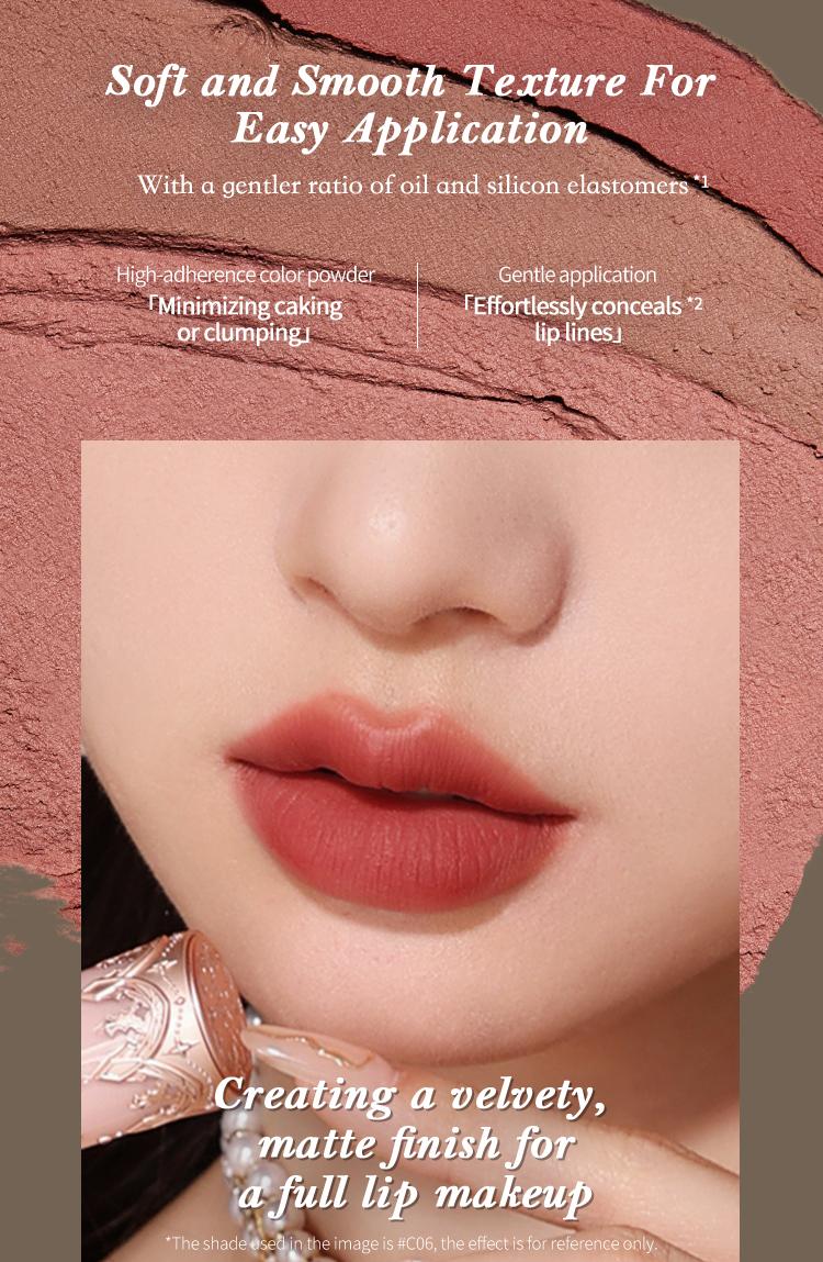 Flower Knows Little Angel Collection Matte Lipstick - High Pigmentation, Velvet Matte Finish, Long Lasting, Smooth Application