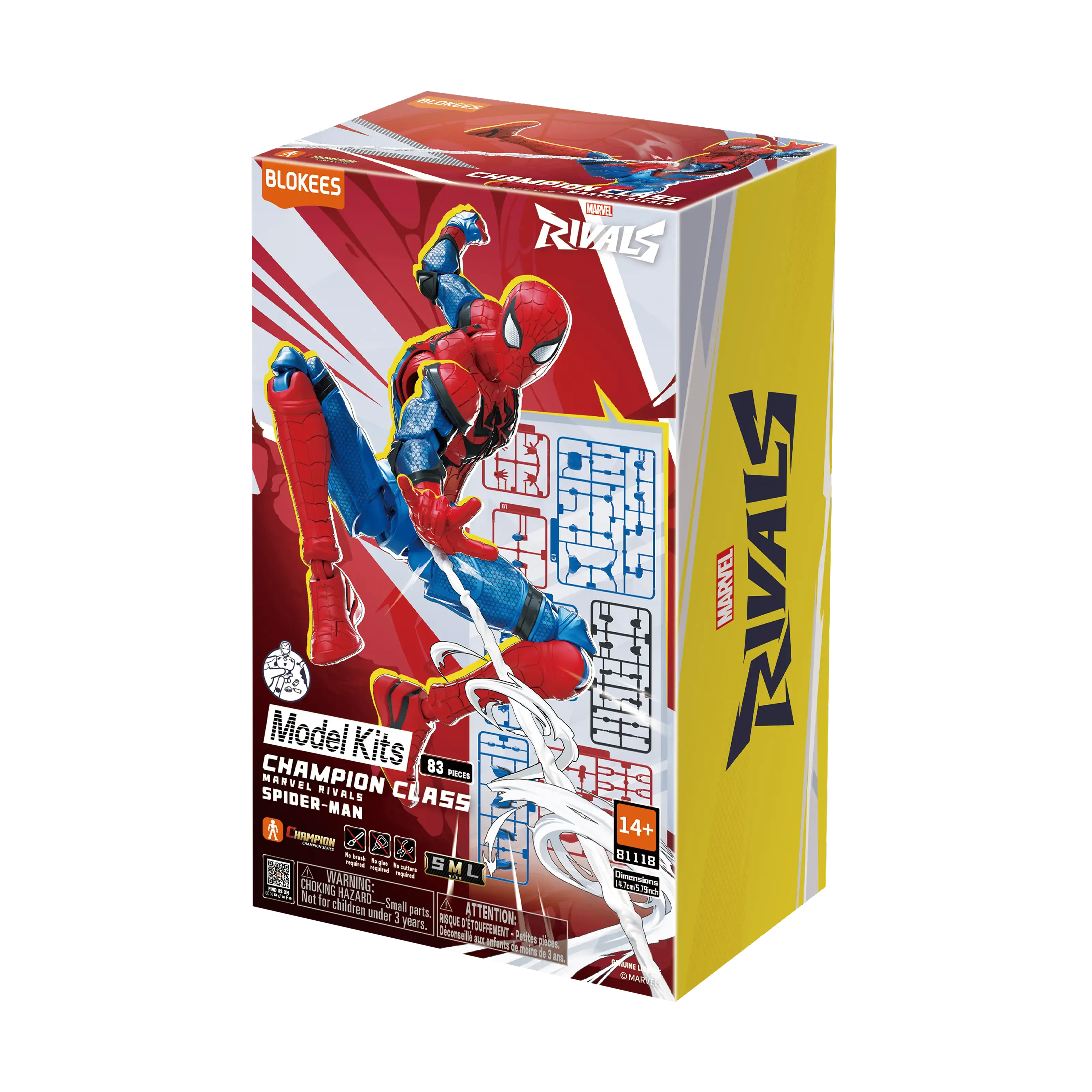 Blokees Marvel Rivals Champion Class Spider-Man Model Kits