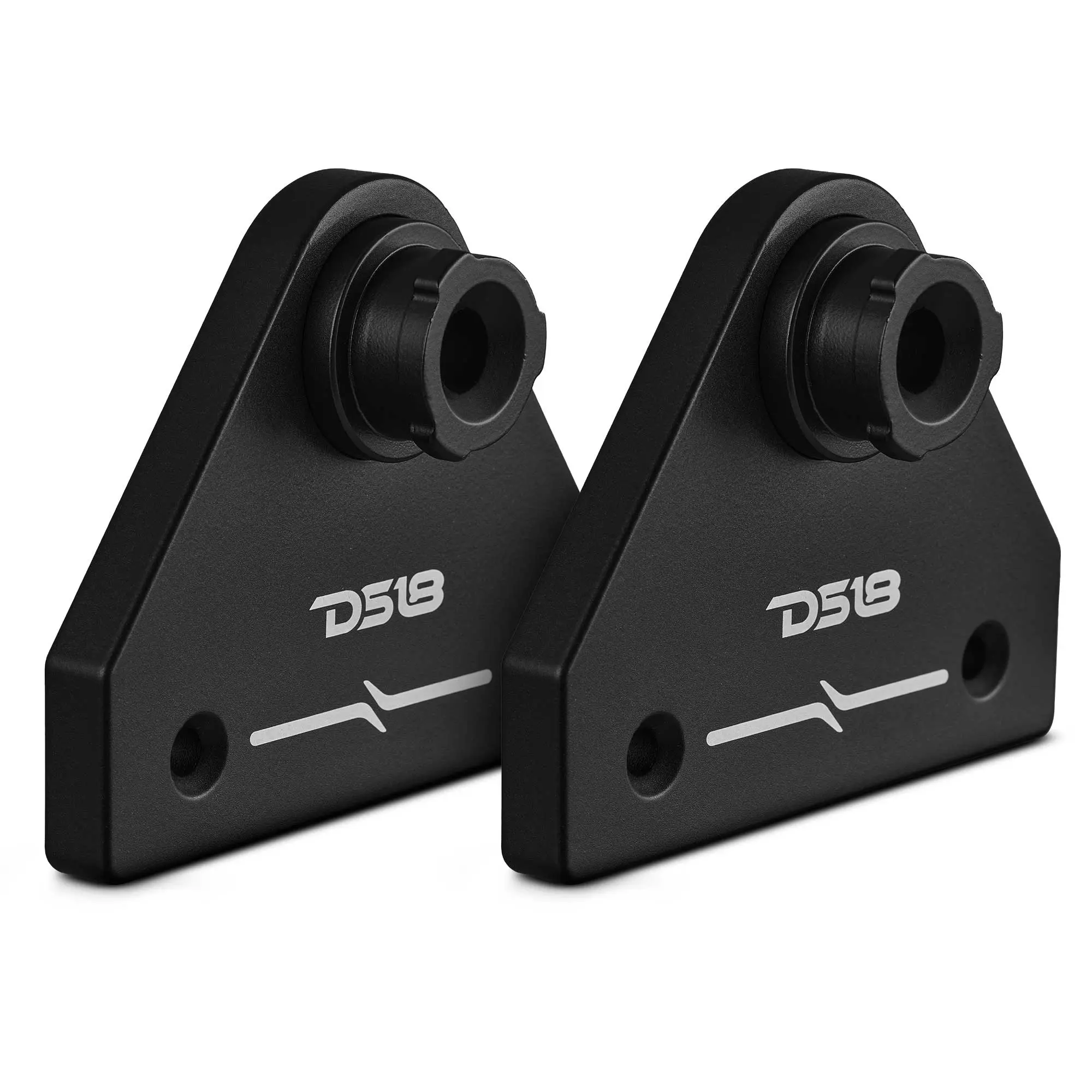 DS18 Aluminium Tower Speaker Mounting Bracket - Adjustable Swivel Accessory with 360° Rotation, Solid Finish, Aesthetic Design, Mounting Hardware & Allen Wrench Included, Distortion-Free Sound for 4-Door JL Jeep Roll Cages (JL-RCTM) for Off-Road Adventure