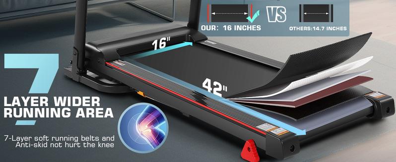 3-in-1 Foldable Treadmill with Desk, Adjustable Height, 300lb Capacity, Incline Feature, Powerful Home Walking & Running Machine