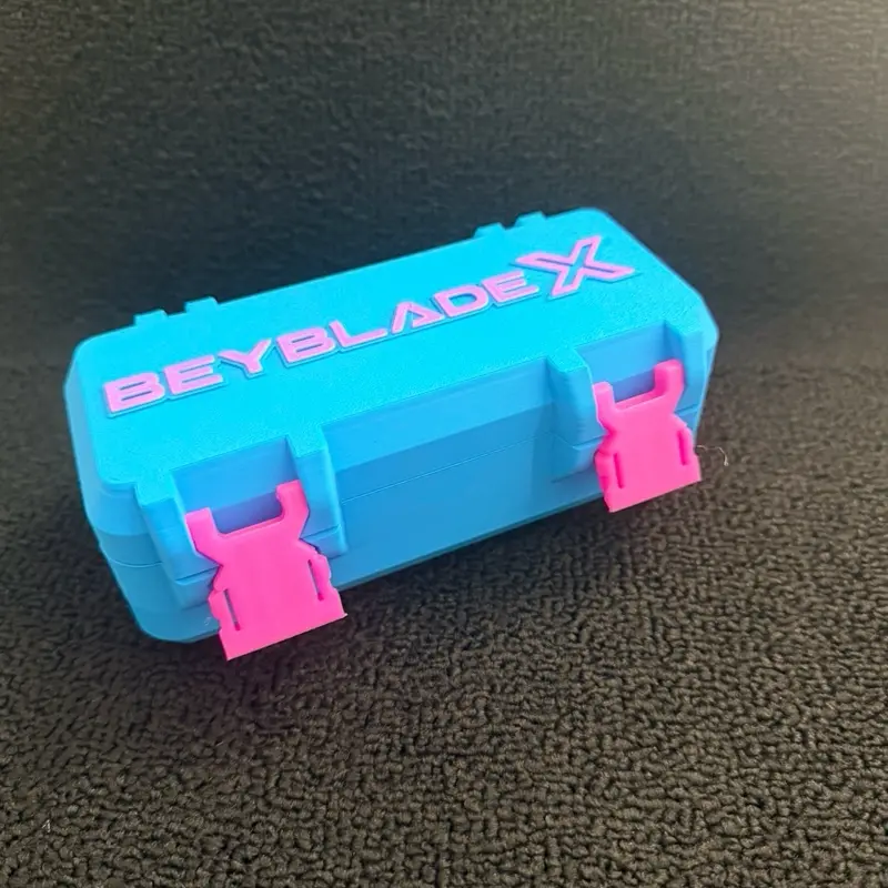 Beyblade X DeckBox! 3D printed and ready to head to your next battle! Comes in any color combo you choose! Colorful