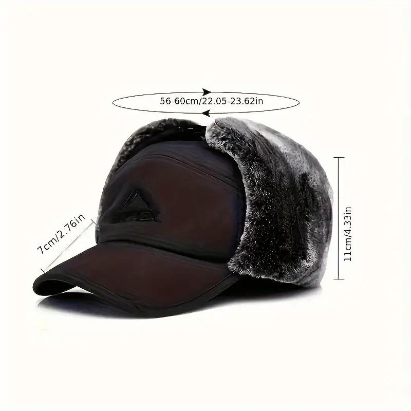 Unisex Winter Aviator Hat with Removable Visor Thick Warm Beanie for Skiing Skating Mountain Biking Windproof Ear Flaps Hand Washable High Quality Winter Hat Warm Headwear Ted 1 Count Unisex Winter Aviator Hat with Removable Visor Thick Warm Beanie for Skiing Skating Mountain Biking Windproof Ear Flaps Hand Washable High Quality Winter Hat Warm Headwear Ted 1 Count
