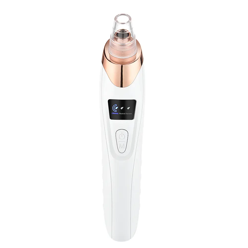 2026 Newest Facial Blackhead Remover Pore Vacuum - USB Rechargeable with Rechargeable Battery, 4 Replacement Tips, Heat Compression - Extractor Tool Set Skin Care Devices for Effective Blackhead Removal,back to school,back to school haul