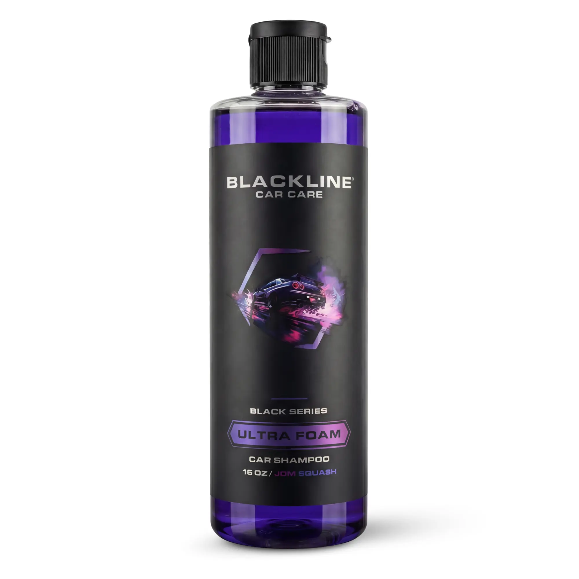 BLACKLINE® ULTRA FOAM - High-Foaming pH-Neutral Car Soap - Perfect for Foam Cannons & Bucket Washes, Green Apple Scent, Safe on All Vehicle Finishes Car Care Products Car Care Cleaner Car Shampoo Car Cleaning Agent Car Washing Solution