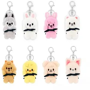 Plush with Aviator's Cape 3.9in Plush Keychain Soft and Cute Fans.fashionable and trendy gift（gift）