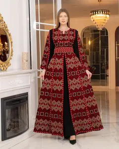 Raghda Thobe - Women's Embrodiered Dress, Arabic Dress, Ceremony Dress, Modest, Maxi - Eid, Ramadan, Gifts for Her