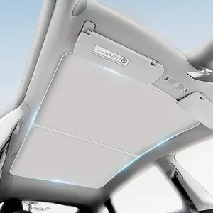 Topfit for Tesla Model Y Sunshade  Roof Sunroof Shade Upgrade 3.0 Accessories  2026 2025 2024 2023 2022 2021 2020(Ice Black) Car Custom