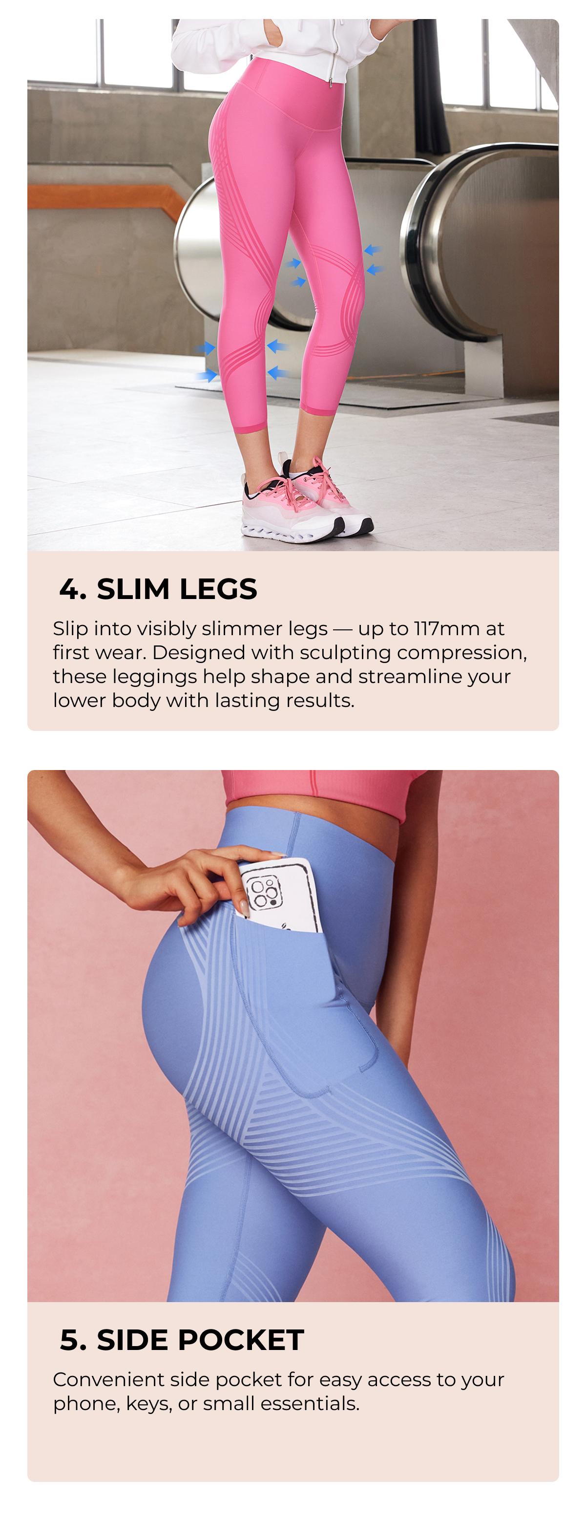 Fanka Body Sculpt Side Pocket Leggings, Shaping Activewear for Women, Thigh Toning, Tummy Control and Booty Lift #tiktokshopcreatorpicks #TikTokShopHolidayHaul