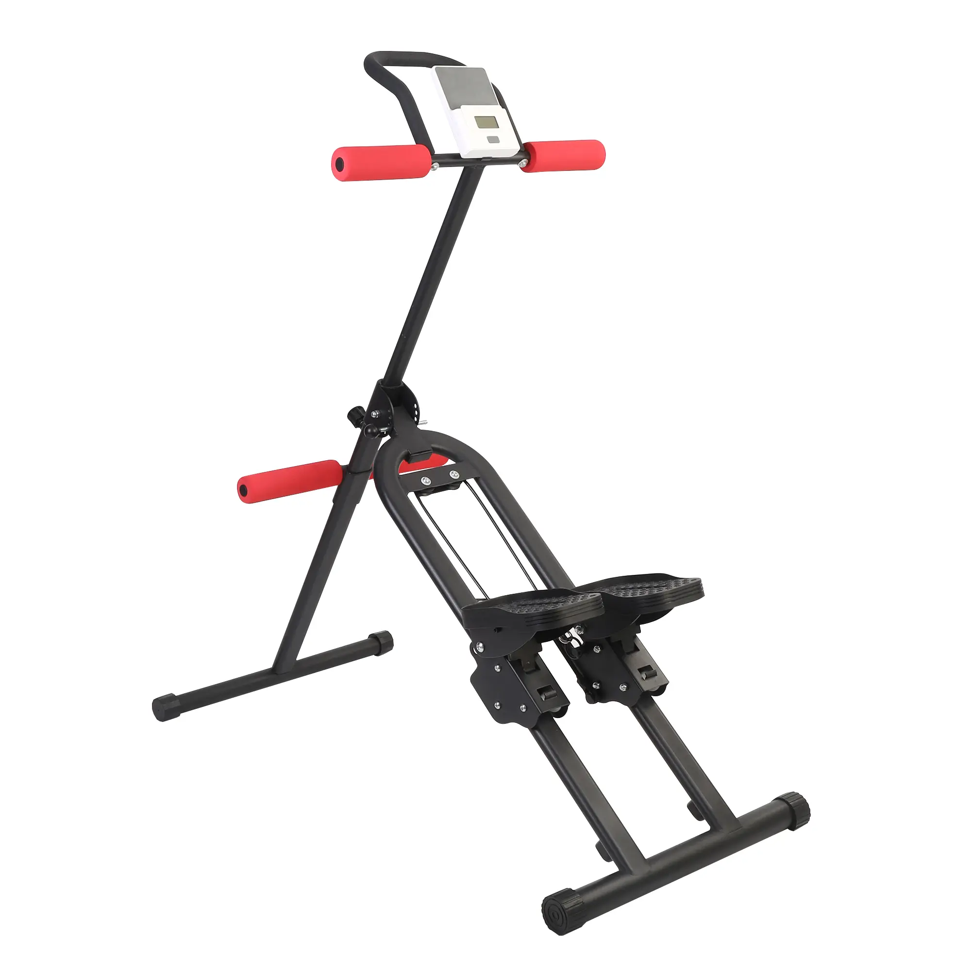4-in-1 Foldable Stepper & AB Trainer - Home Gym Cardio & Strength Machine