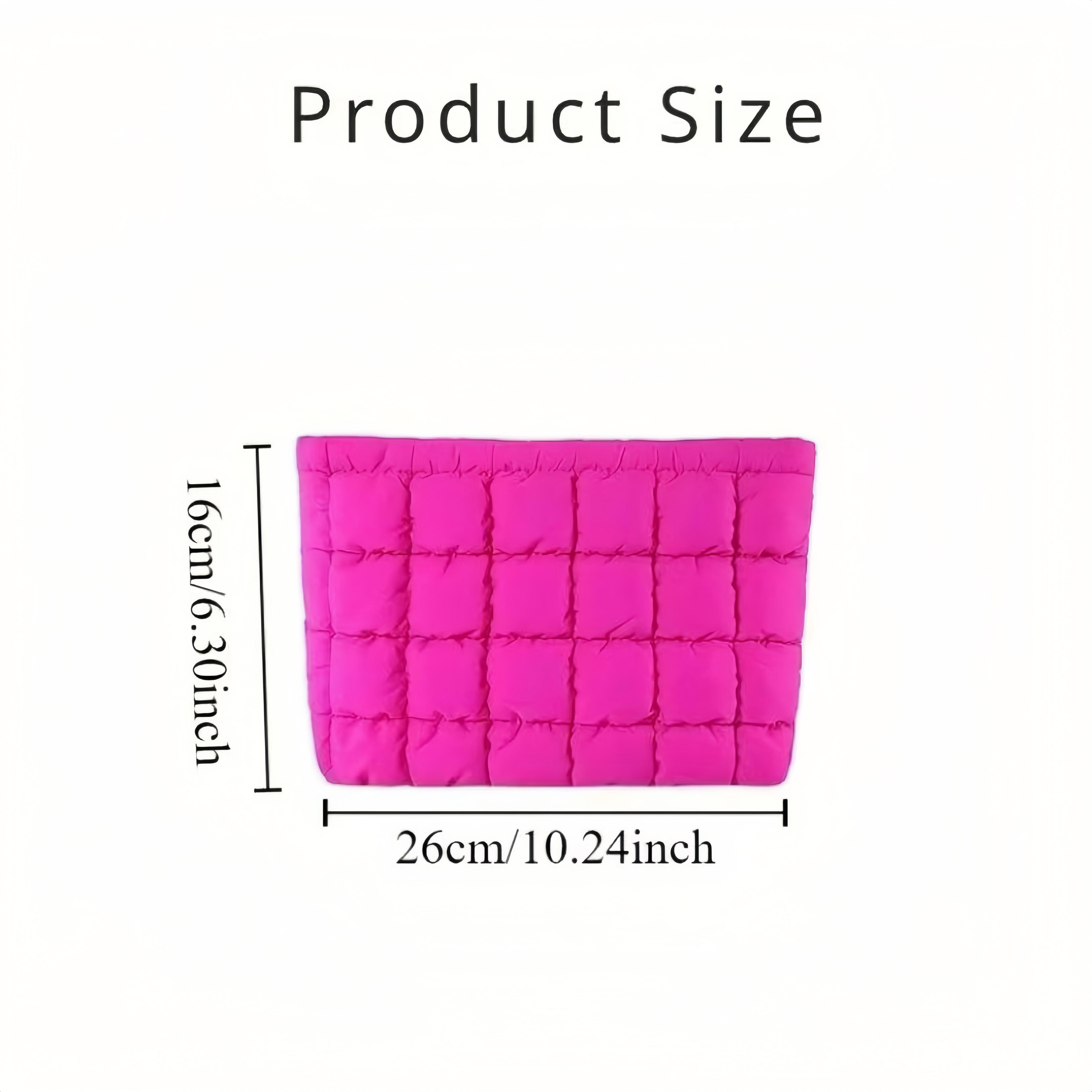 Stitching Pattern Makeup Bag, Casual Handbag Organizer Travel Beach Summer Cosmetic Storage Pouch,Women Accessories Travel Essentials