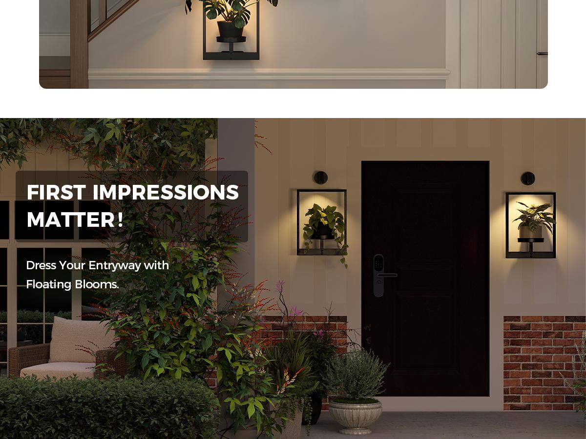 Bamworld Plant Stand with Lights Wall Planters for Indoor Plants Hanging Planter for Indoor Plants Plant Stand Indoor Wall Decor 3 Pack for Living Room Outdoor Entryway 3 Spotlights Valentine's Day Gift Bamworld Plant Stand with Lights Wall Planters for Indoor Plants Hanging Planter for Indoor Plants Plant Stand Indoor Wall Decor 3 Pack for Living Room Outdoor Entryway 3 Spotlights Valentine's Day Gift