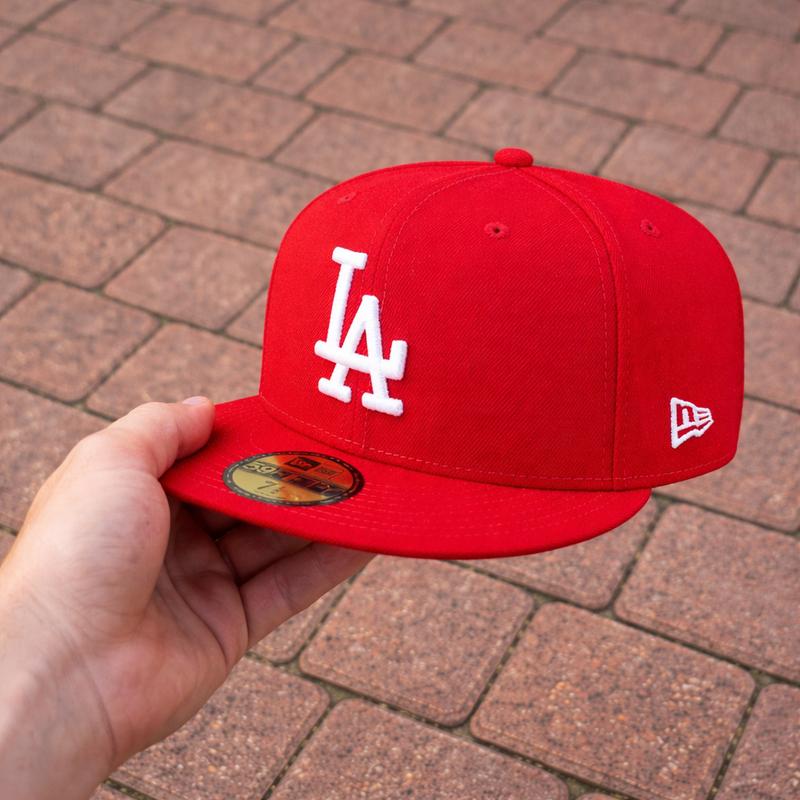 New Era 59FIFTY MLB Flat Brim Streetwear Hats – NY Yankees LA Dodgers